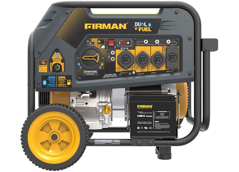 Firman H07552 9400W Dual Fuel Generator