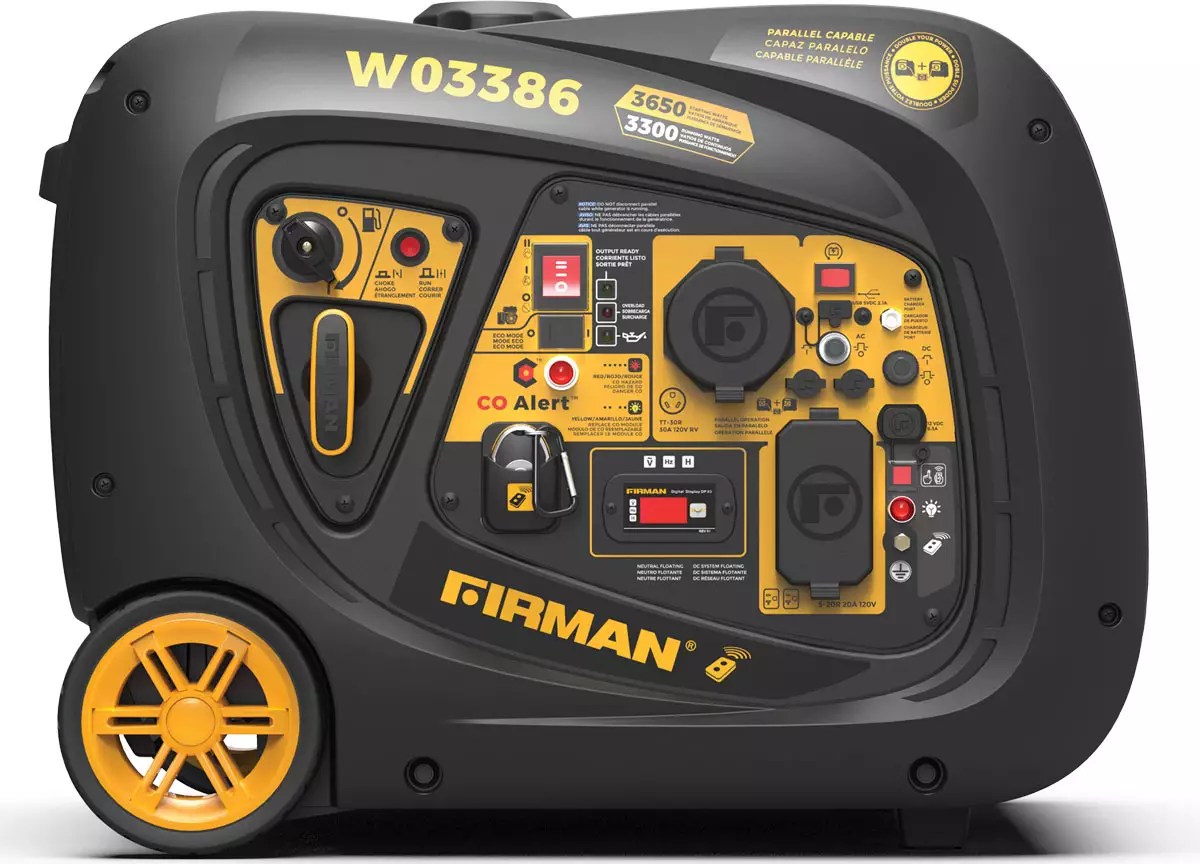 Firman W03386 Quiet 3300/3650W Inverter Generator