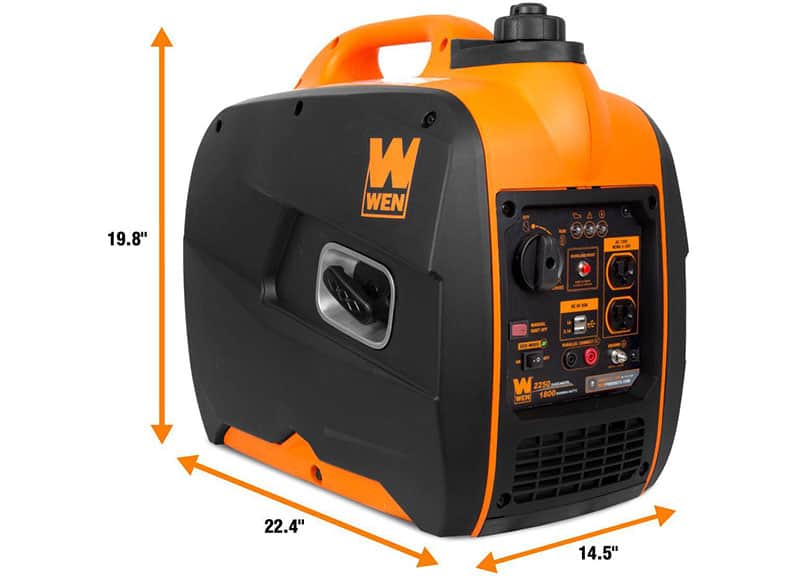WEN 56225i Quiet 1800/2250W Inverter Generator