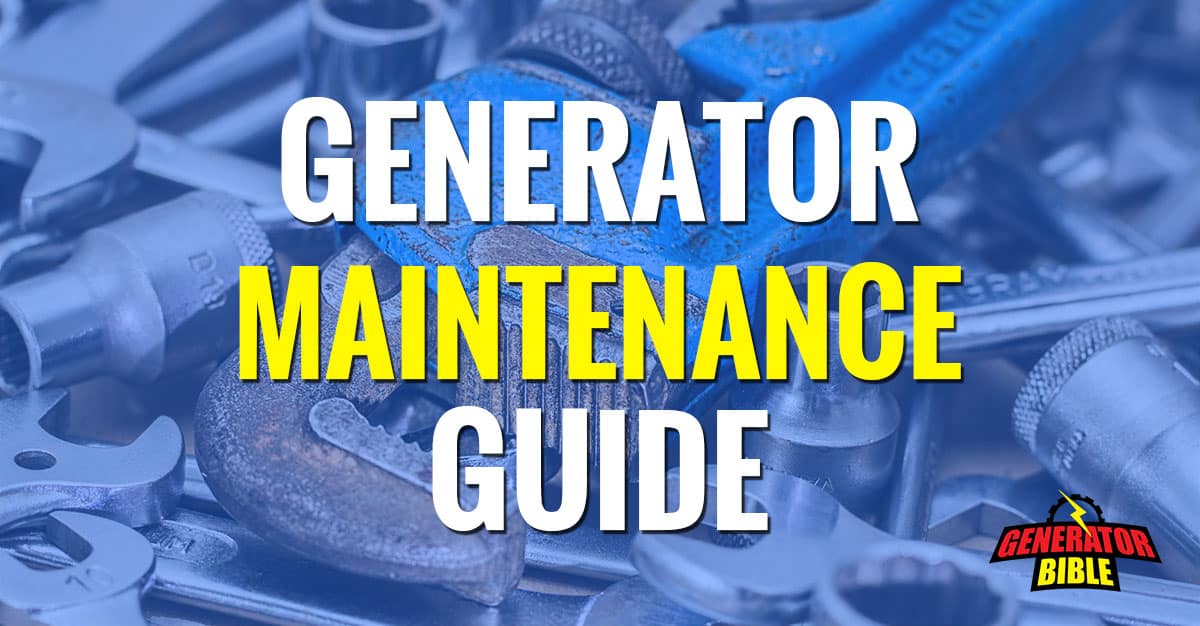 Portable Generator Maintenance Tips - How to Service Your Generator.