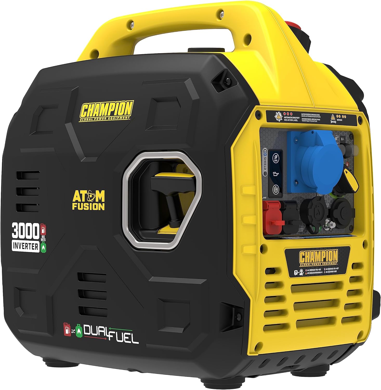 Champion Atom Fusion 3000W Generator Reliable, Portable, Dual Fuel Generators For Camping