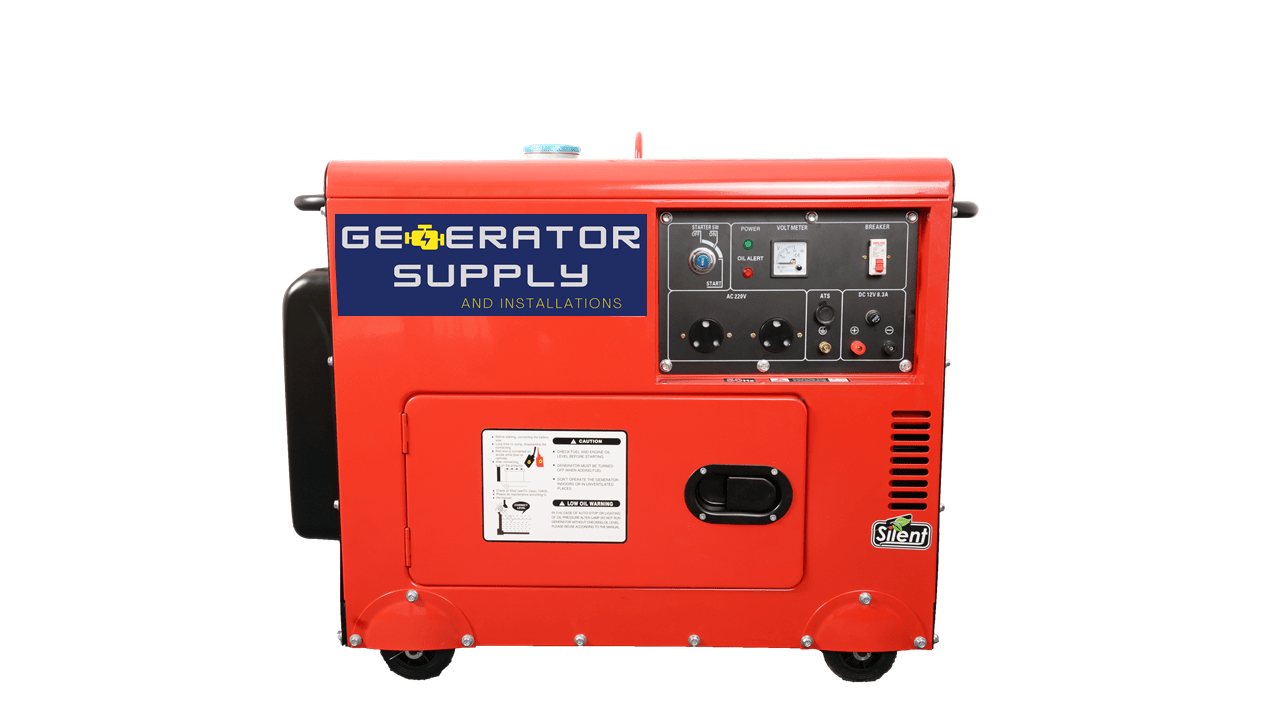 8Kva PACKAGE DEAL Silent Diesel Generator INCLUDING ATS Generator Supply