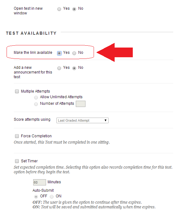 How to Deploy your Blackboard Test or Survey eLearning Support and