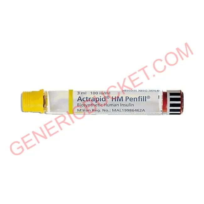 Actrapid HM 100IU/ml Penfill Human insulin (100IU) genericbucket