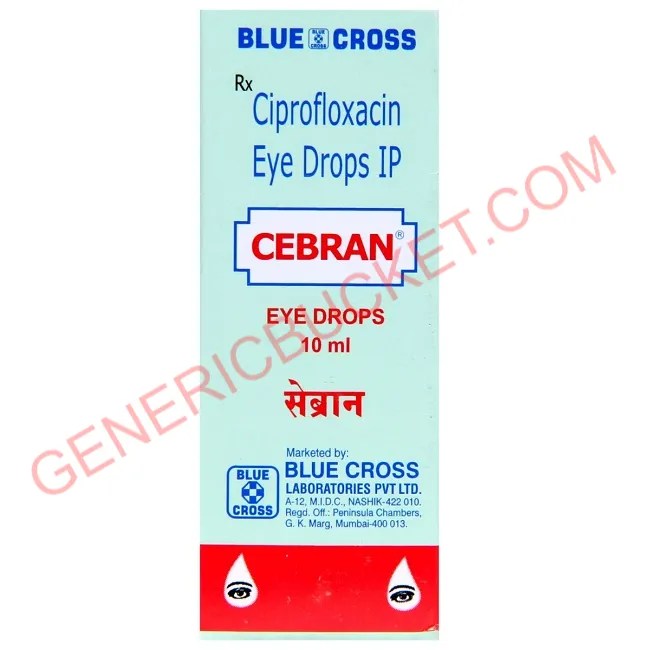Cebran Eye/Ear Drops Ciprofloxacin/Boric Acid genericbucket