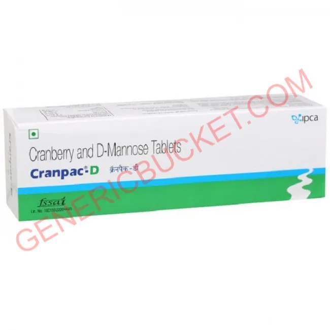 Cranpac D Tablet Cranberry PAC and DMannose genericbucket