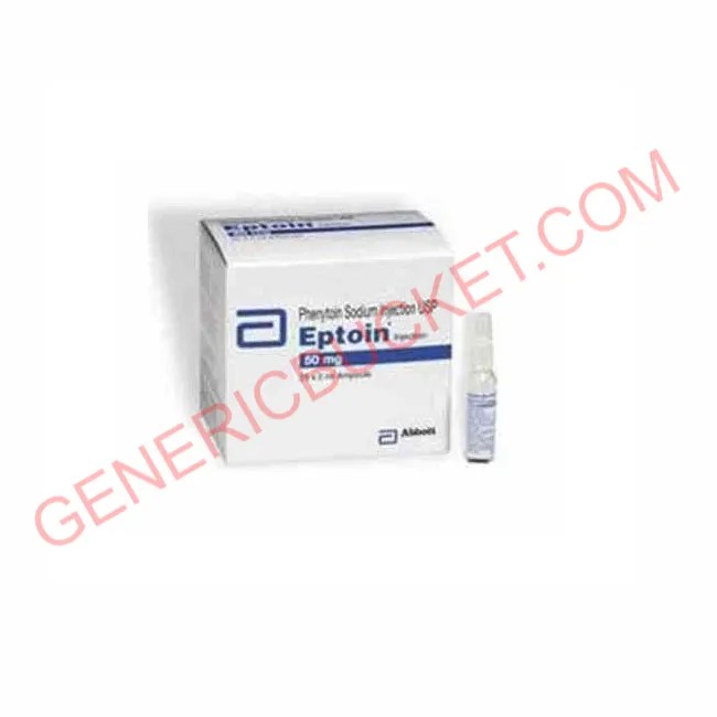 Eptoin 50MG Injection Phenytoin (50mg/2ml) genericbucket