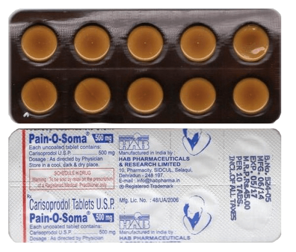 Generic Soma 350mg (Carisoprodol)