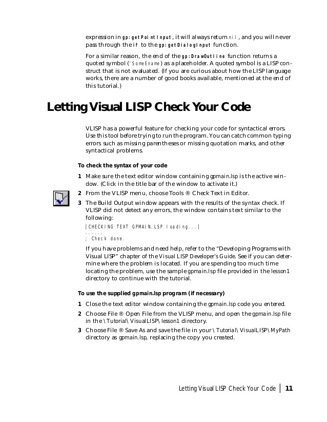 Lisp Tutorial Autocad generoussecond
