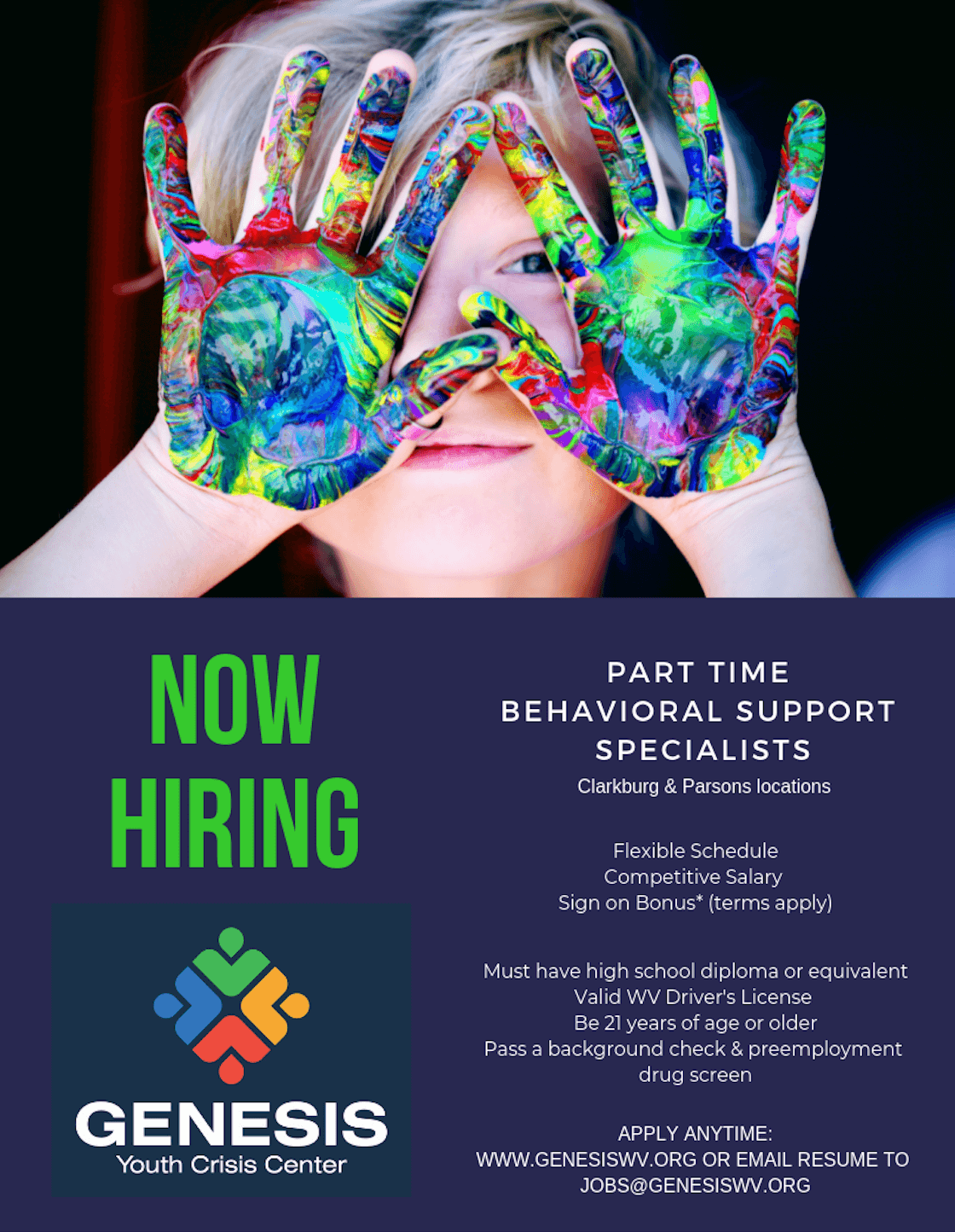 Job Openings Genesis Youth Crisis Center Bridgeport, WV