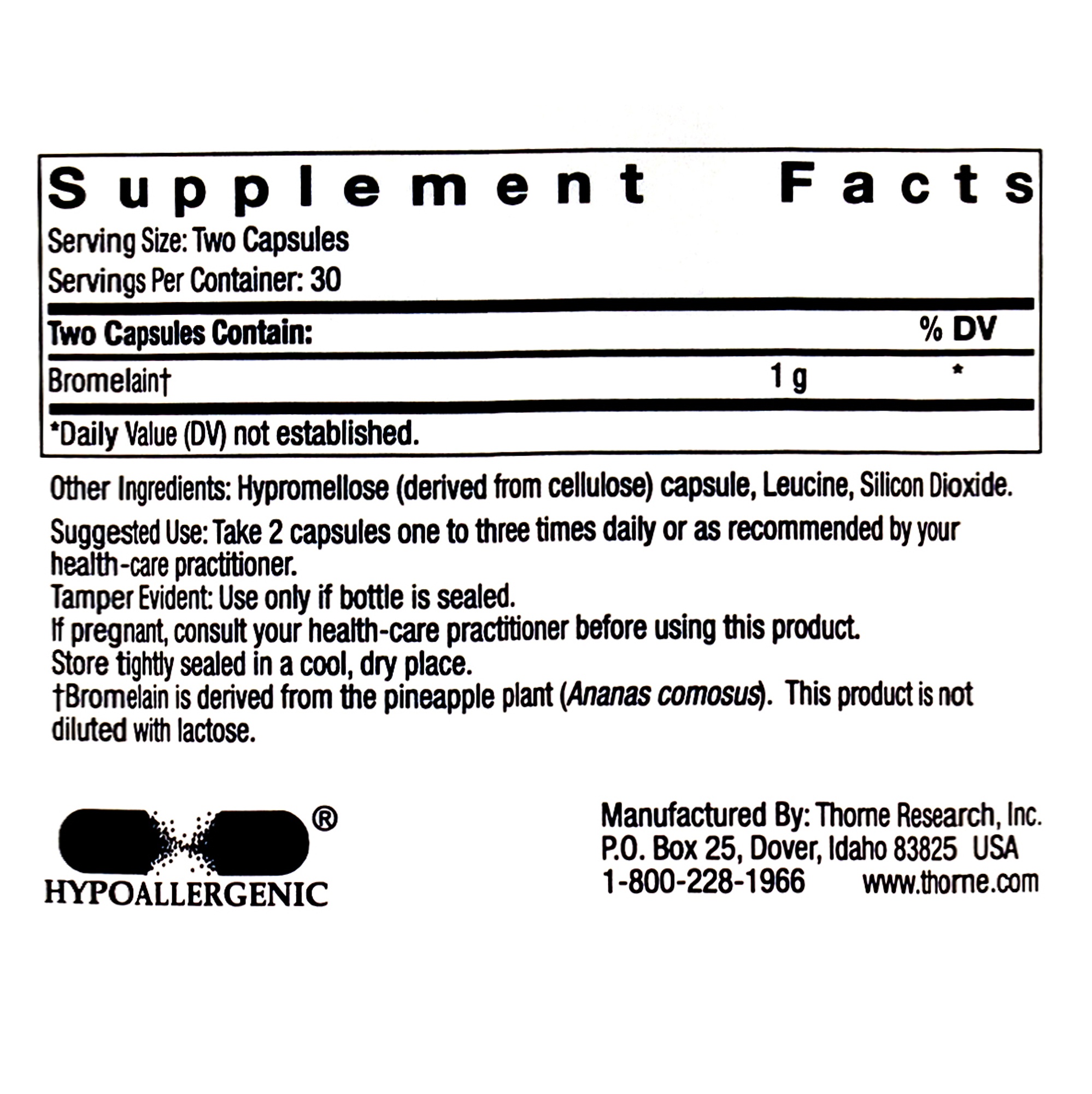 M.F. Bromelain (60 vcaps)