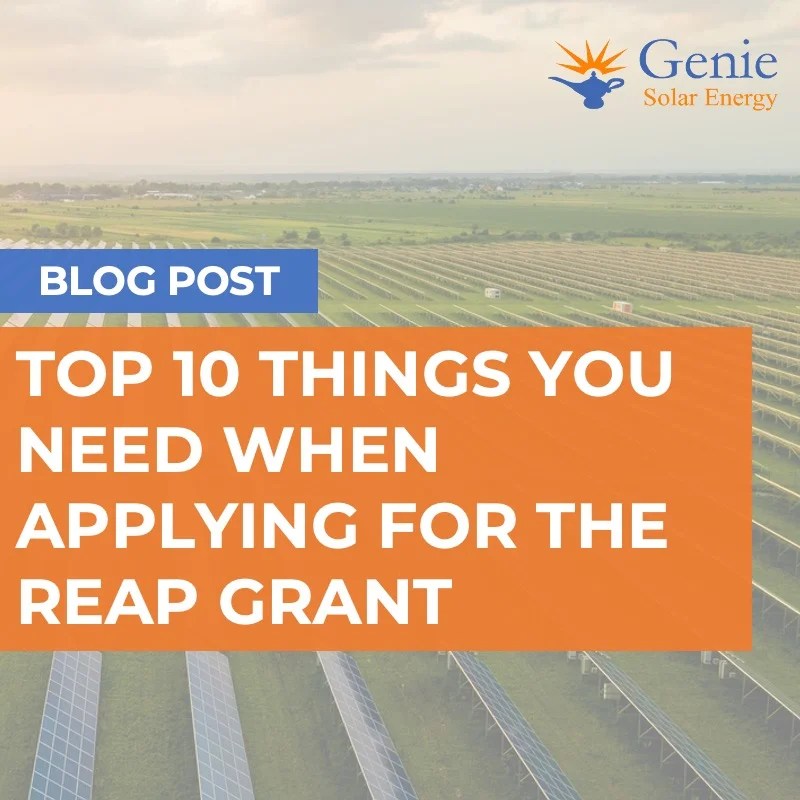 How to Apply for the REAP Grant Genie Solar Energy