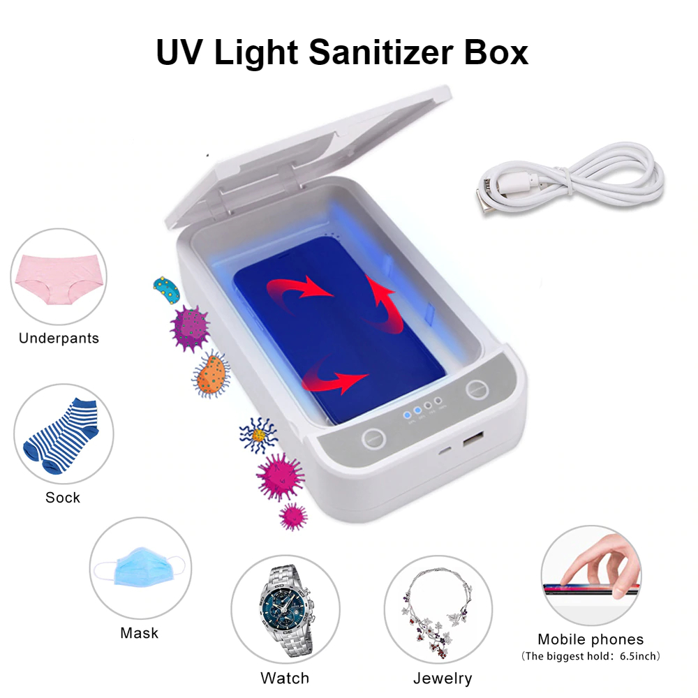 Portable UV Light Sanitizer Box, Anti Virus Box GenieUs Shop