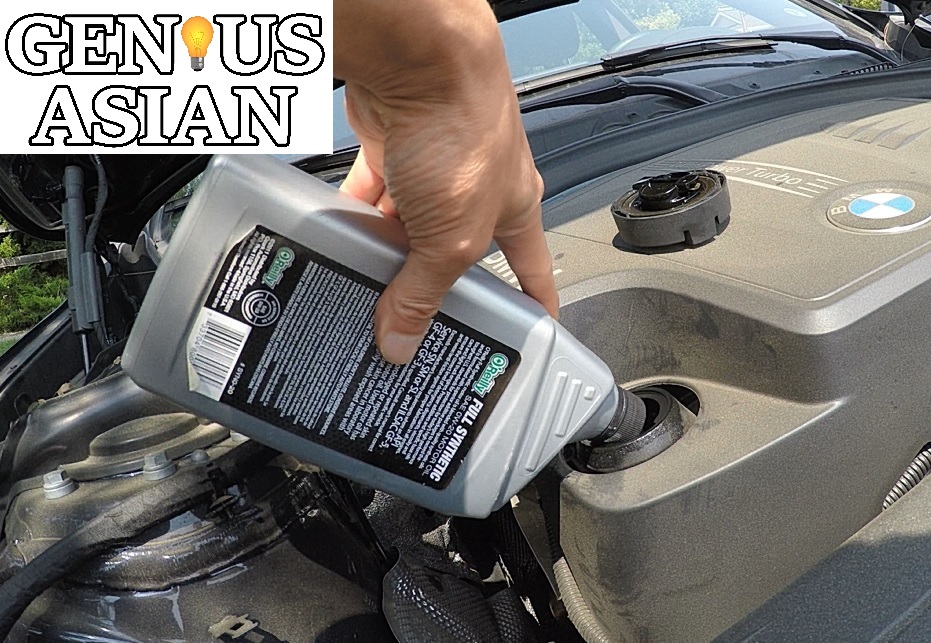 How To Pour Engine Oil NO FUNNEL,NO TOOLS