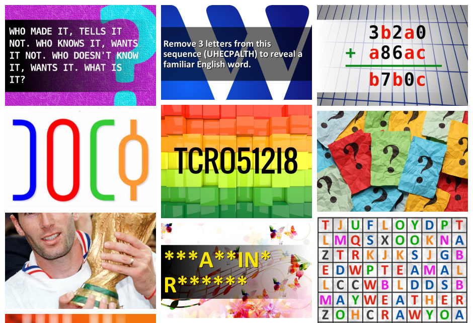 Daily Brain Teasers for Sunday, 20 November 2016