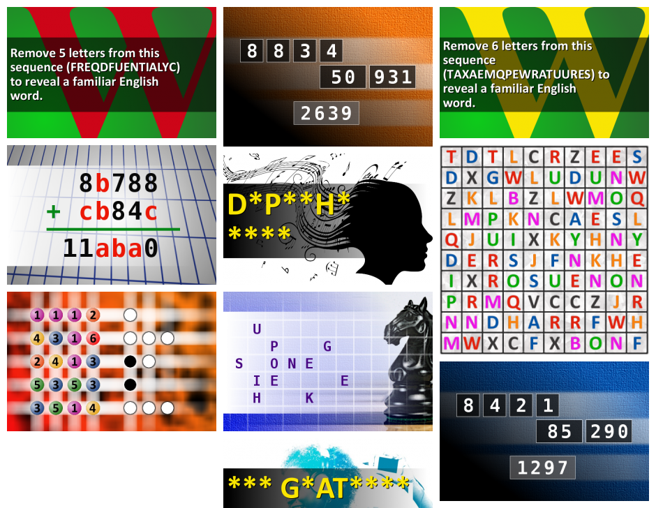 Daily Brain Teasers for Monday, 24 September 2018