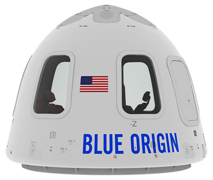 Shepard Capsule for Space Tourists Geniusgadget