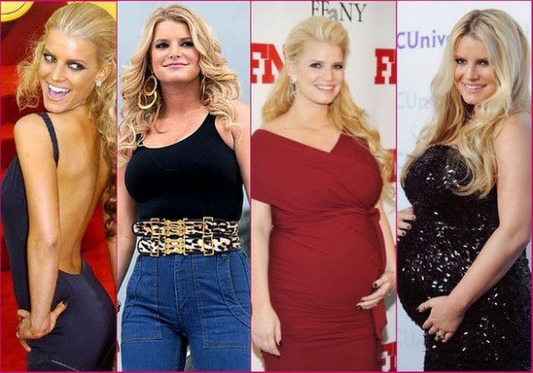 6 Baby Weight Loss Tips from Jessica Simpson Celebrities