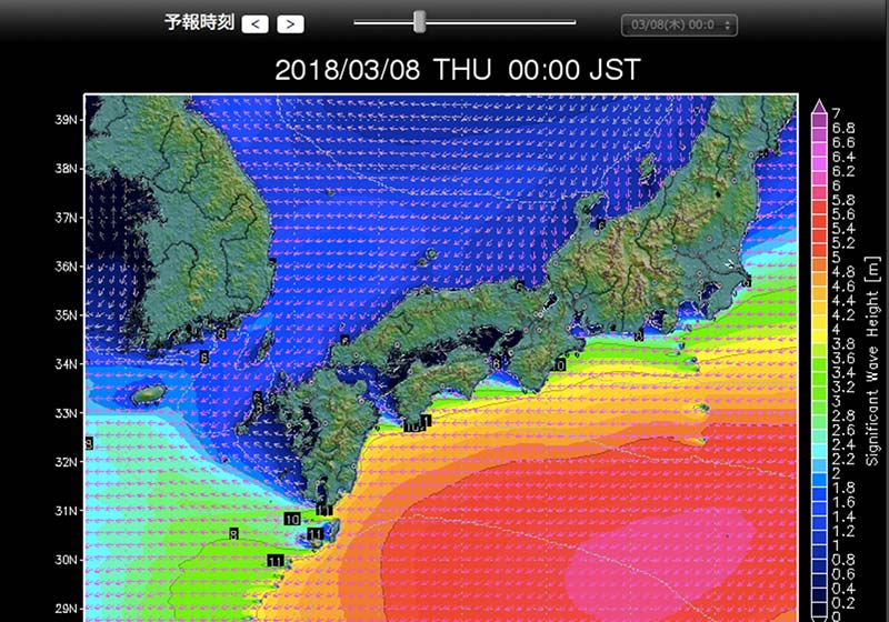 GPV 気象予報を紹介－高解像度の天気予報 玄界灘ベース／九州の釣り