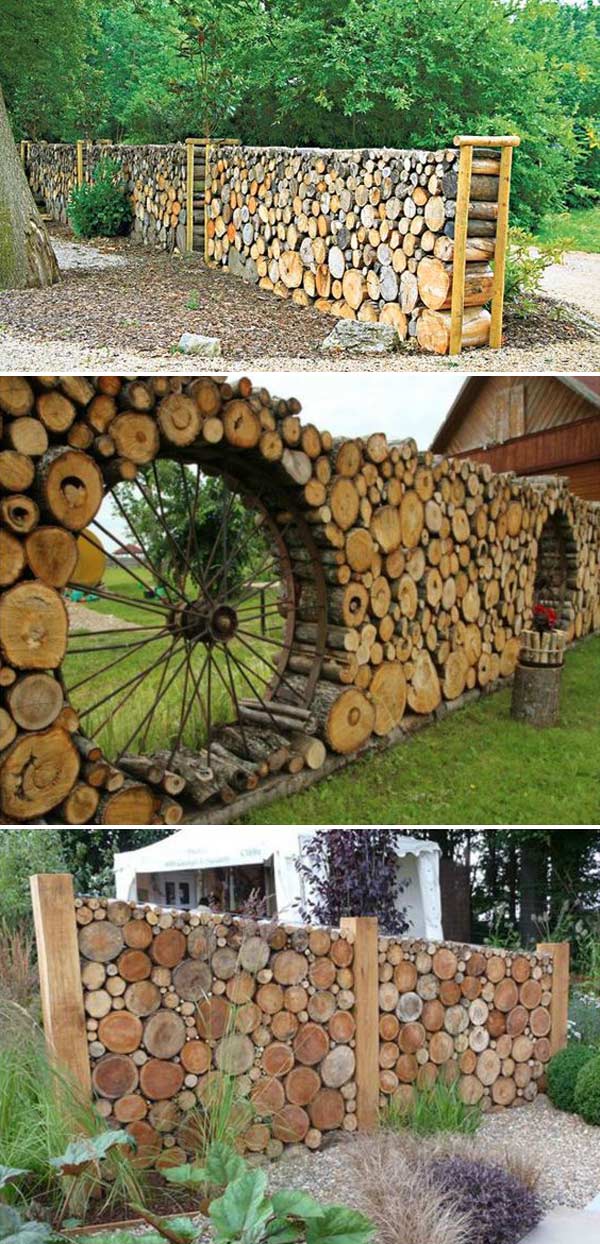 Most Amazing DIY Tree Log Ideas For Your Garden Genmice