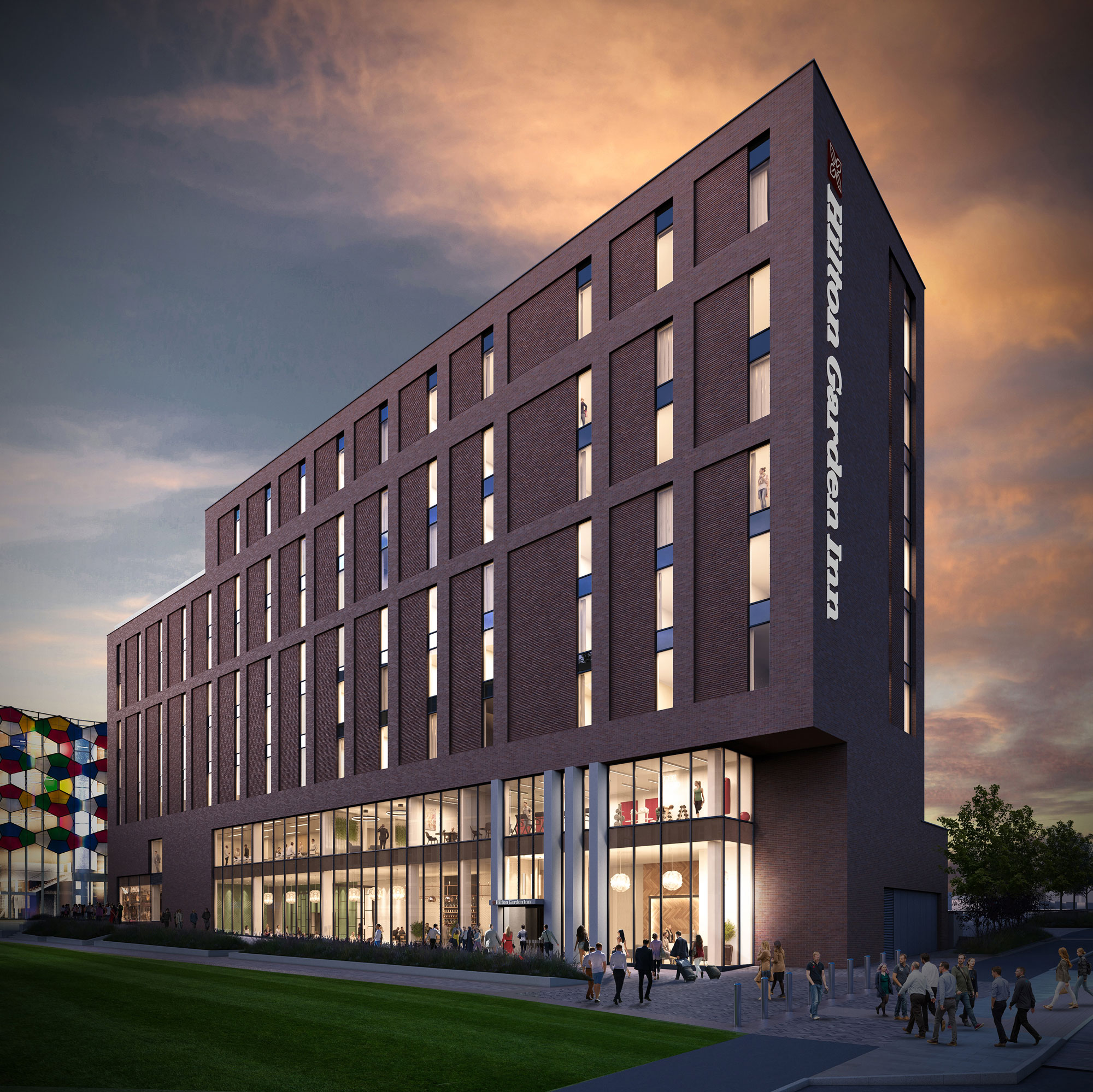 Hilton Garden Inn Signs at Genr8’s Smithfield, StokeonTrent Genr8