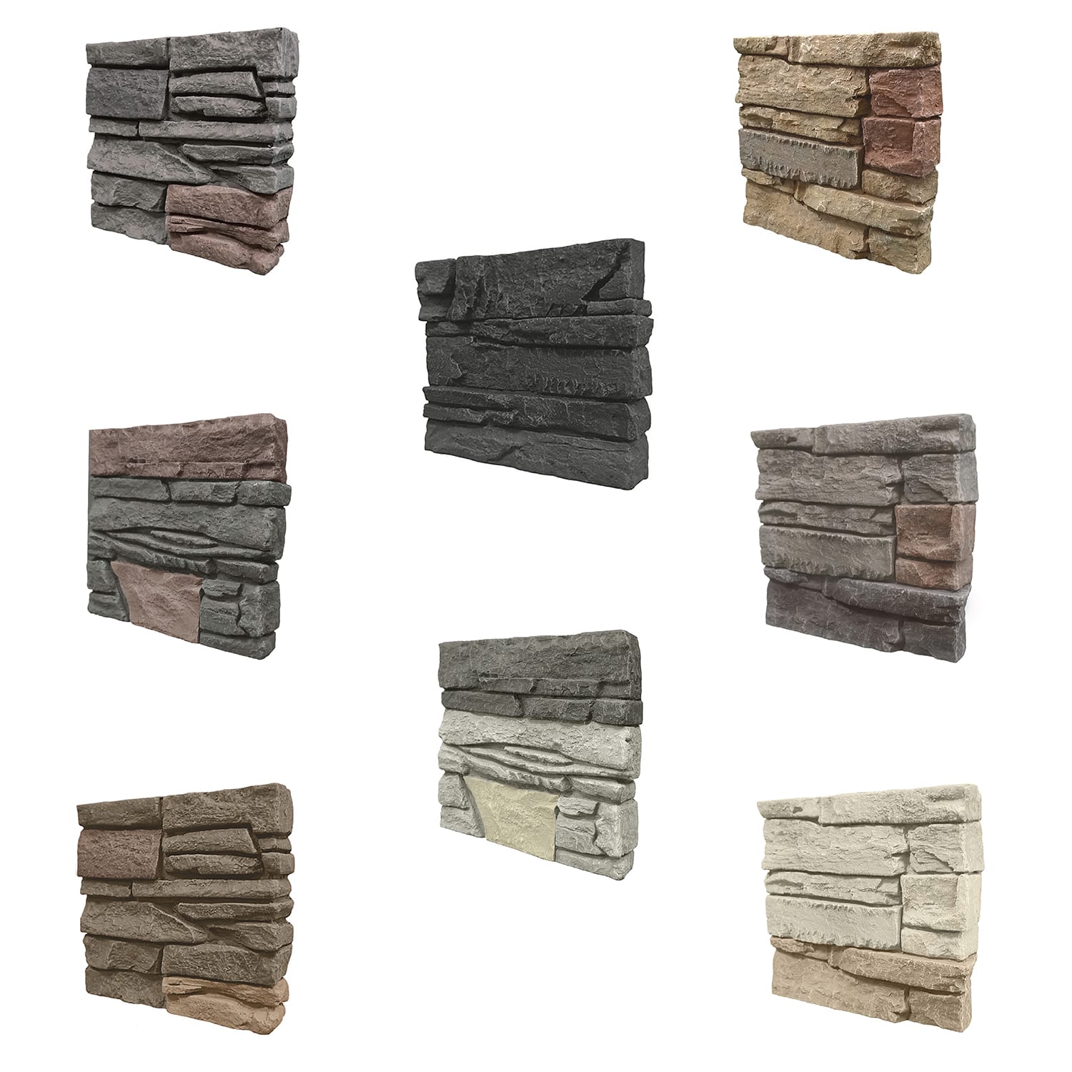 Sample Size Suggestions Stacked Stone and Brick GenStone