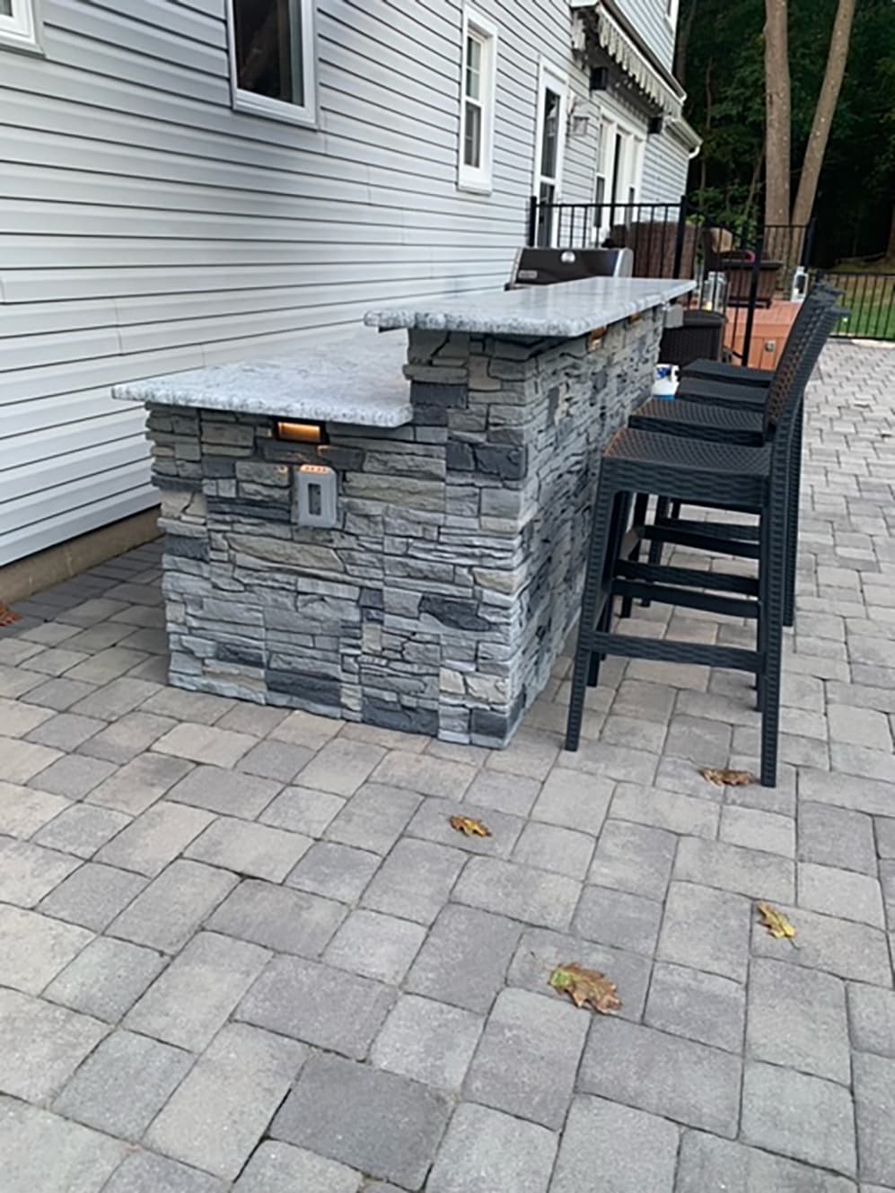 Carl's DIY Patio Bar Outdoor Stone Bar GenStone