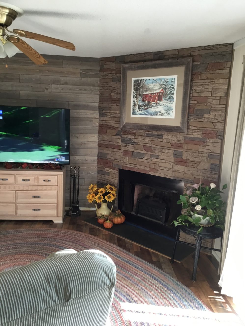 Edie's Home Fireplace Accent Wall Ideas GenStone