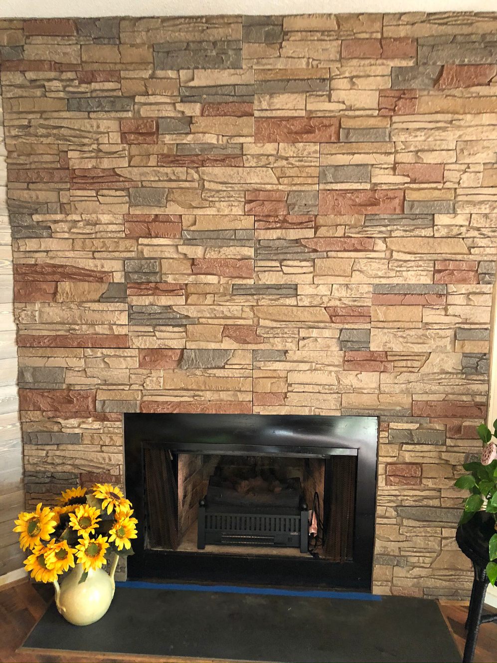 Edie's Home Fireplace Accent Wall Ideas GenStone