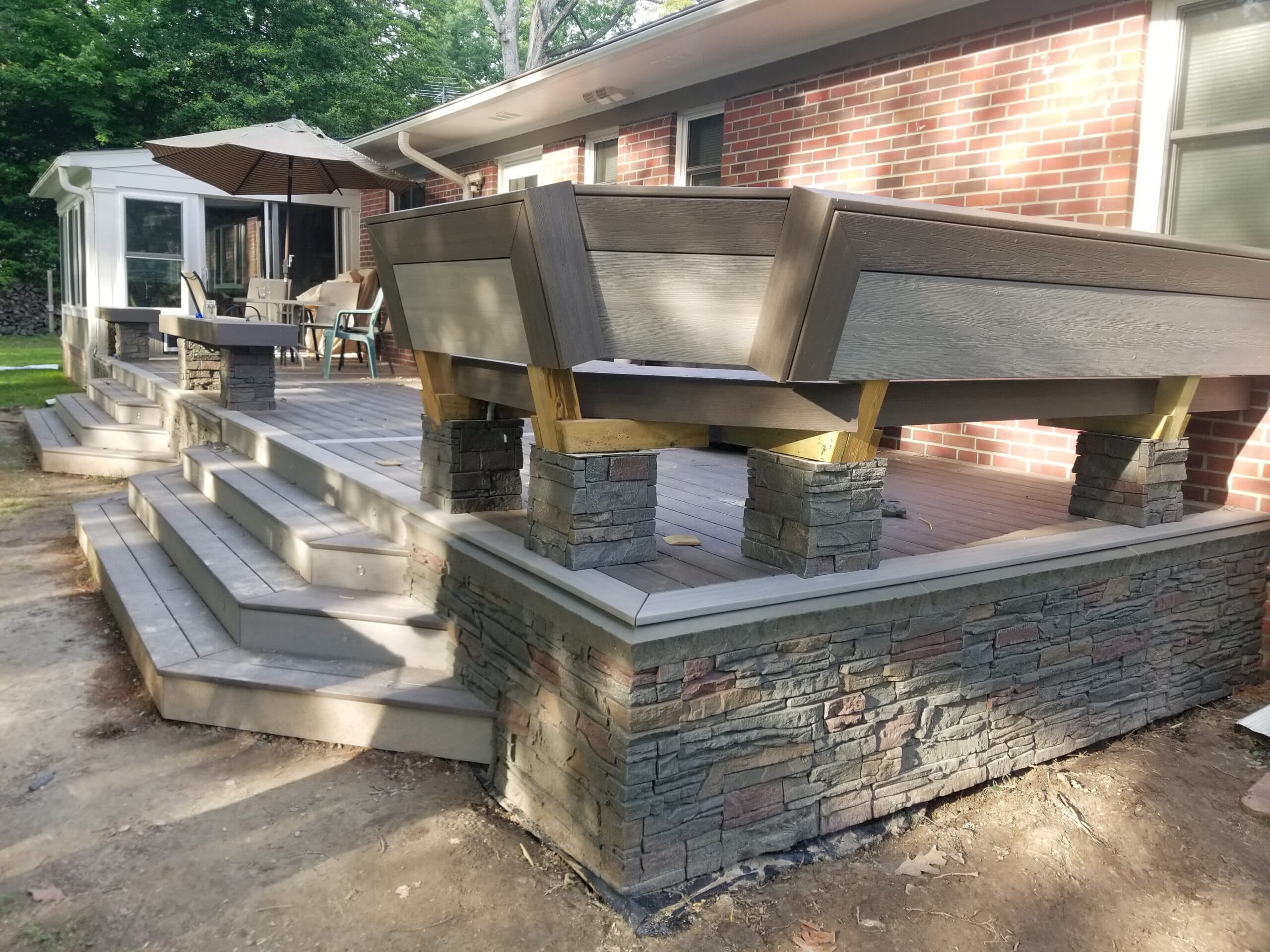 Faux Stone Patio Skirting GenStone