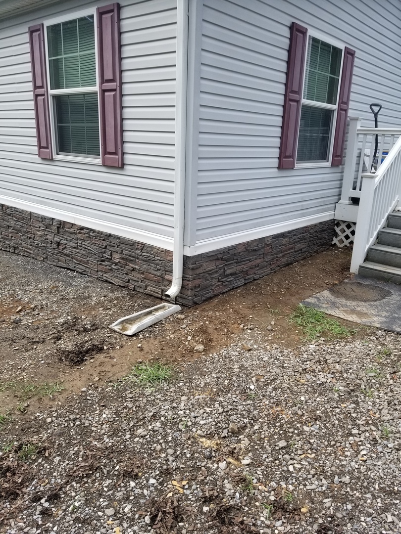 Ike's Faux Stone Foundation Transformation GenStone