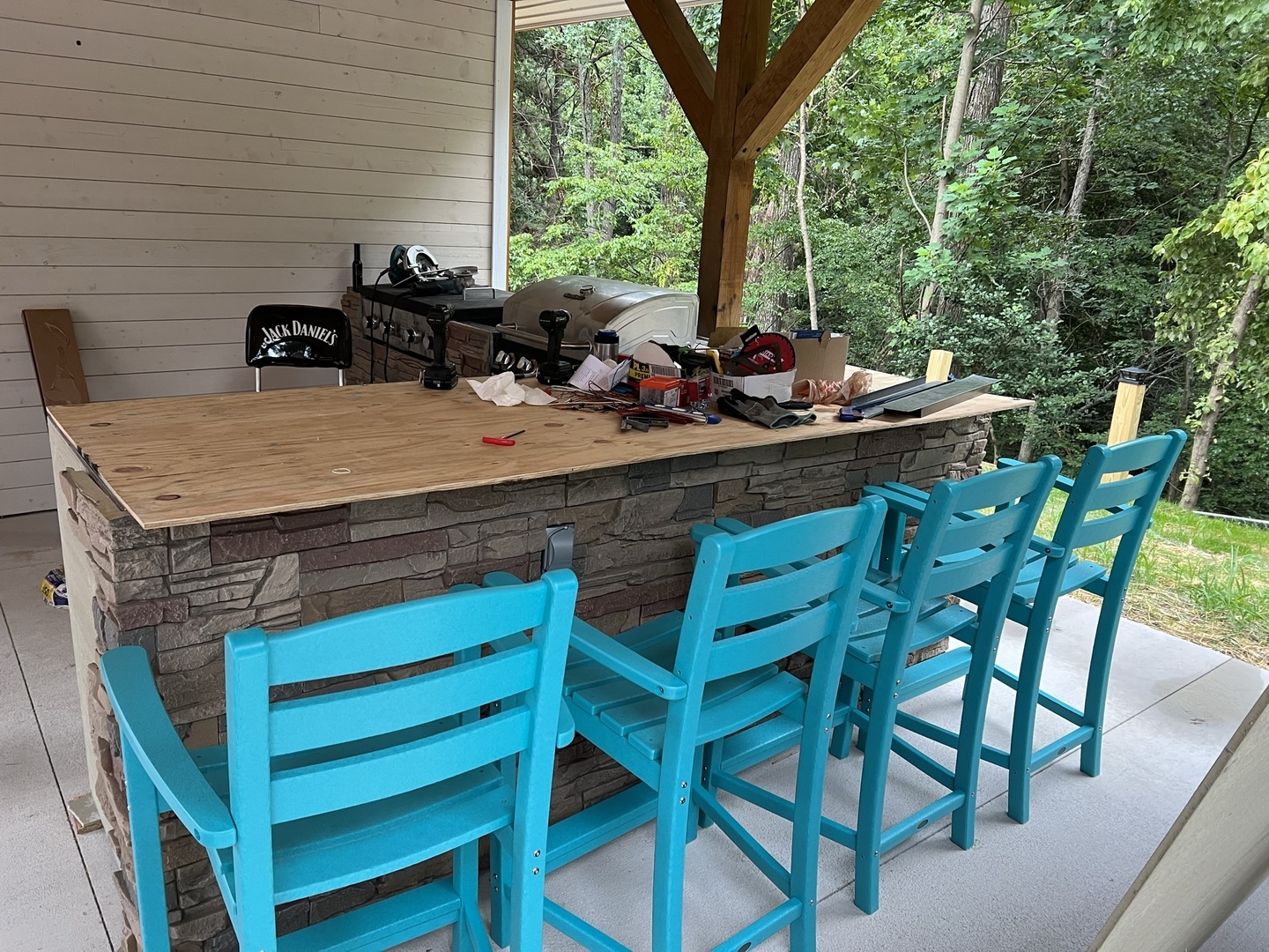 Jeff's DIY Outdoor Kitchen Project GenStone