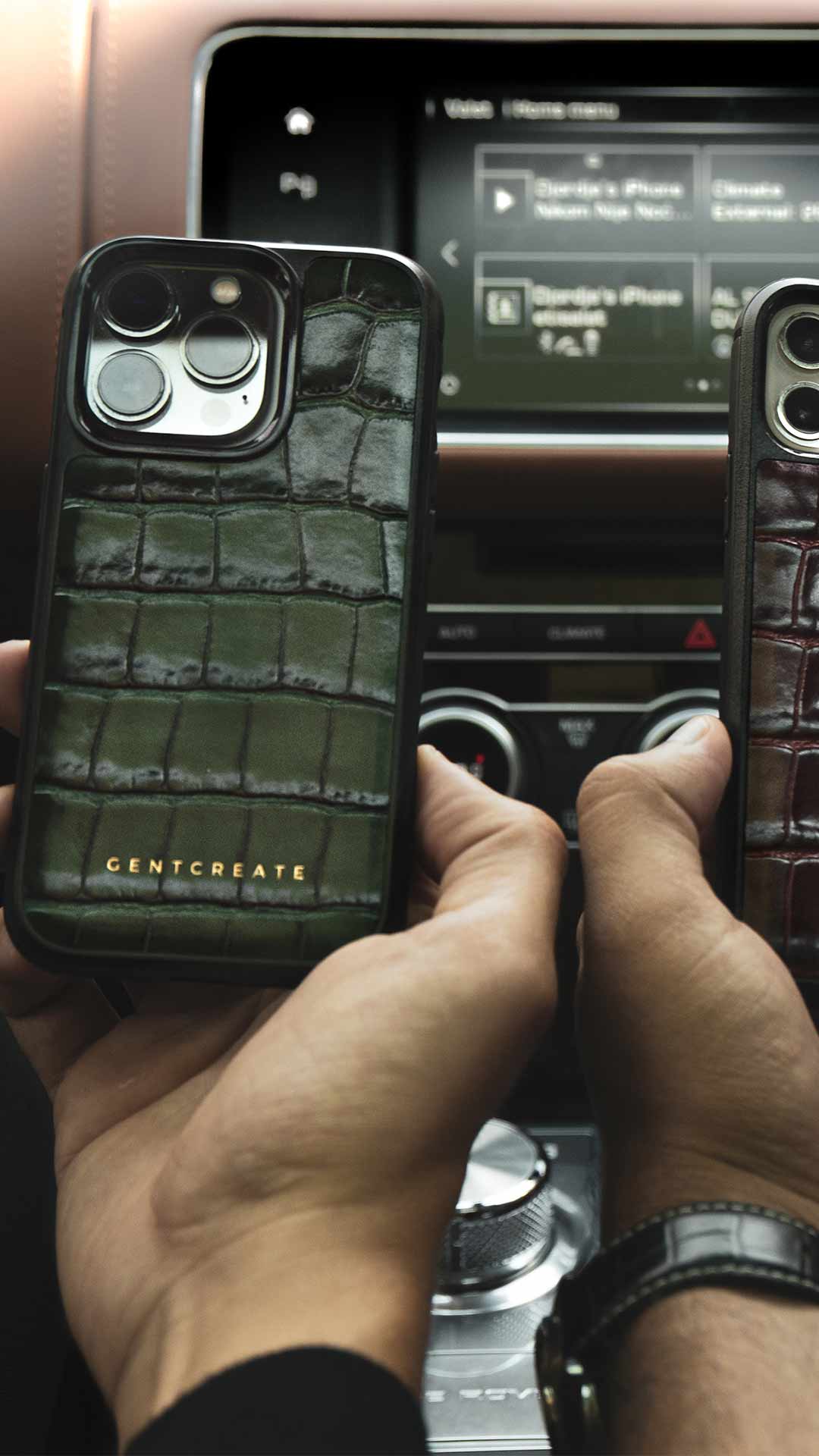 Leather iPhone Cases Luxury Leather Cases by GENTCREATE