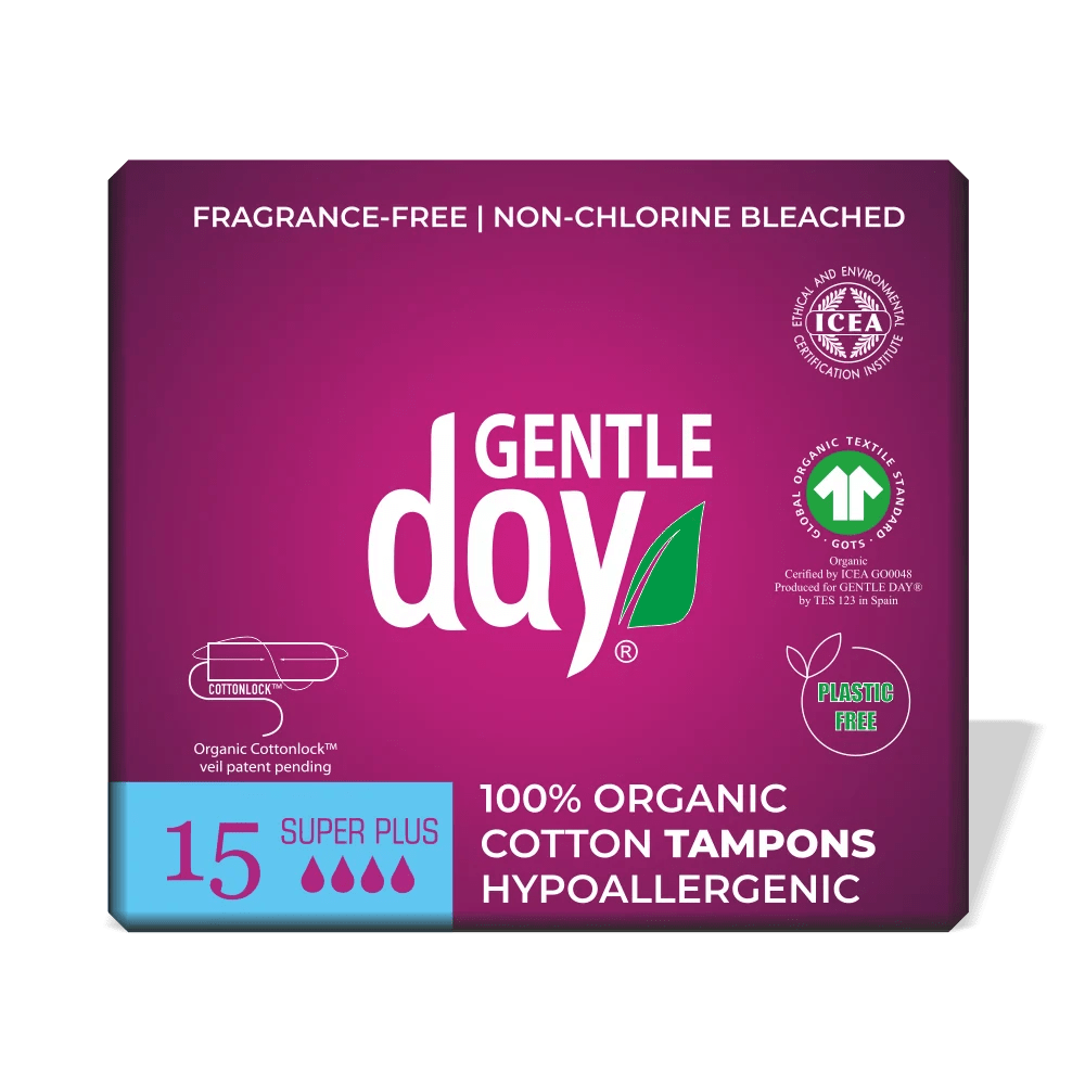 Organic Cotton Tampons SUPER PLUS Gentle Day in South Africa