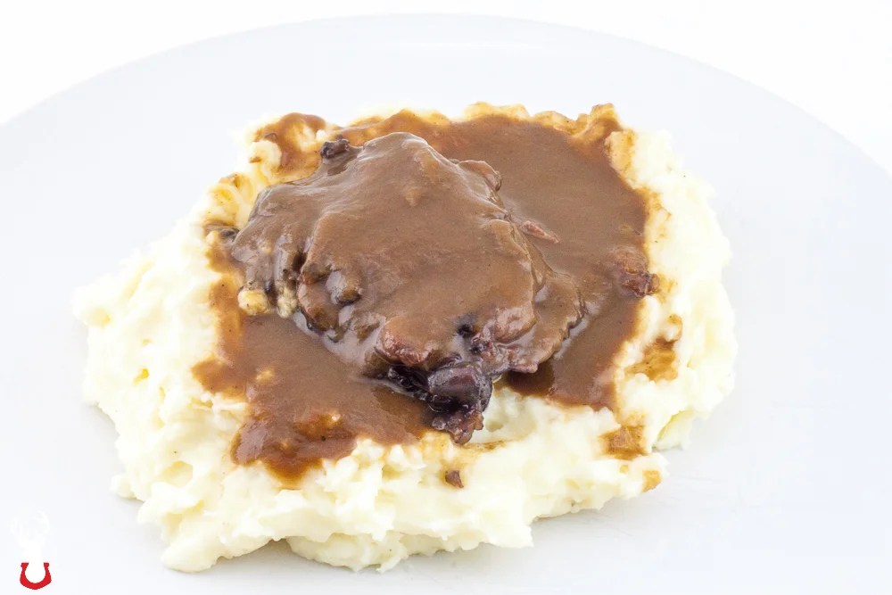 Pressure Cooker Beef Cheeks in a Red Wine Gravy