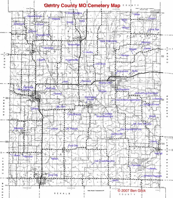 cemeteries Page Gentry County Missouri Genealogy