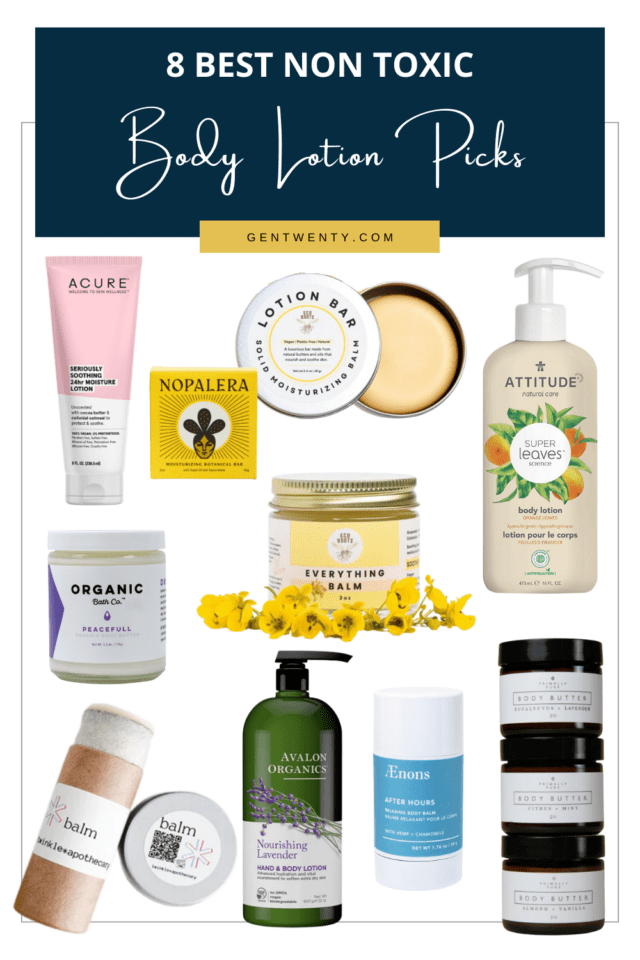 17 Natural NonToxic Body Lotions for Hydrated Skin GenTwenty