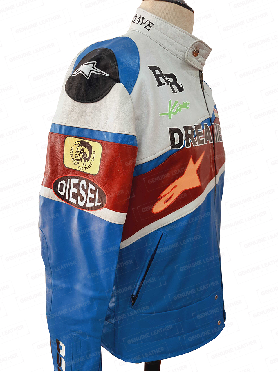 Juice Wrld Bandit NBA Youngboy Dreamer Biker Jacket On Sale GLJ