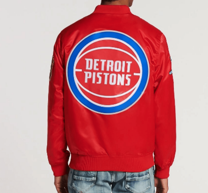 Pro Standard Detroit Pistons Satin JacketGLJ