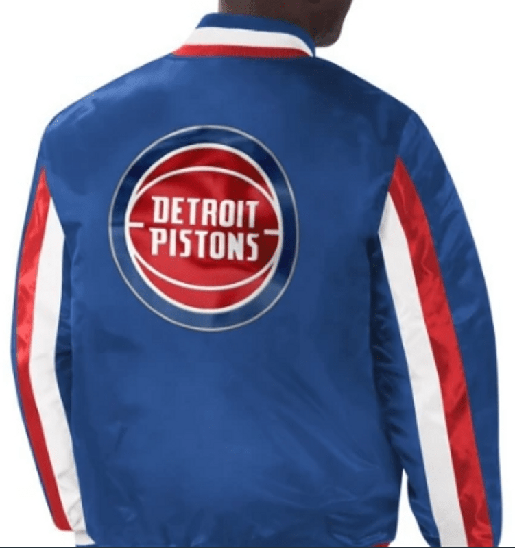 Starter Detroit Pistons Bomber JacketGLJ