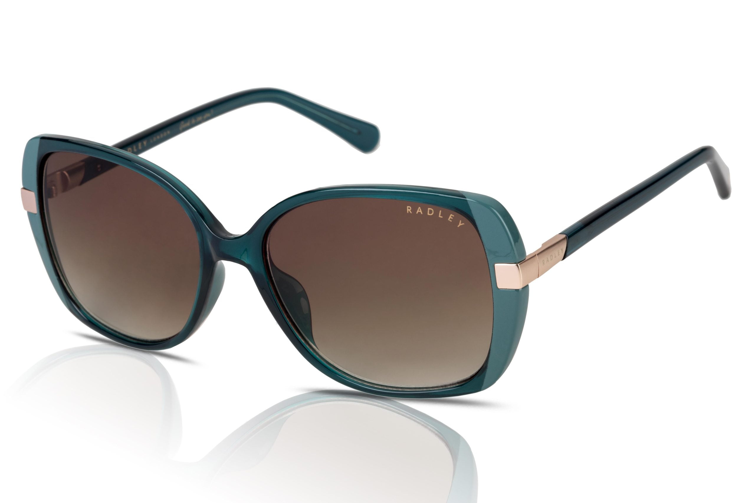 Radley Morwenna Women’s Sunglasses 107 Gloss Crystal Green/Brown
