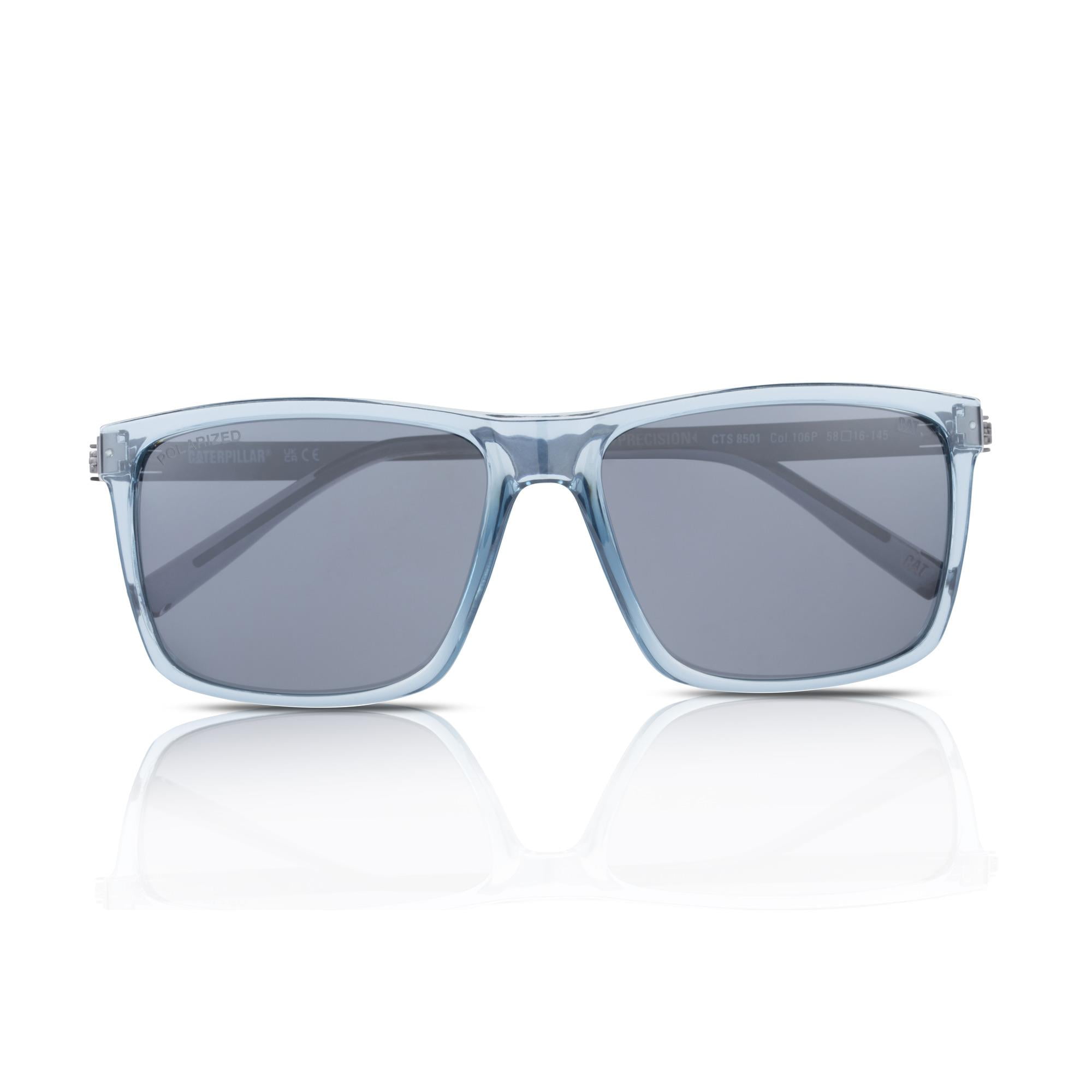 Caterpillar CPS8501 Men’s Sunglasses 106P Gloss Blue/Smoke With Silver