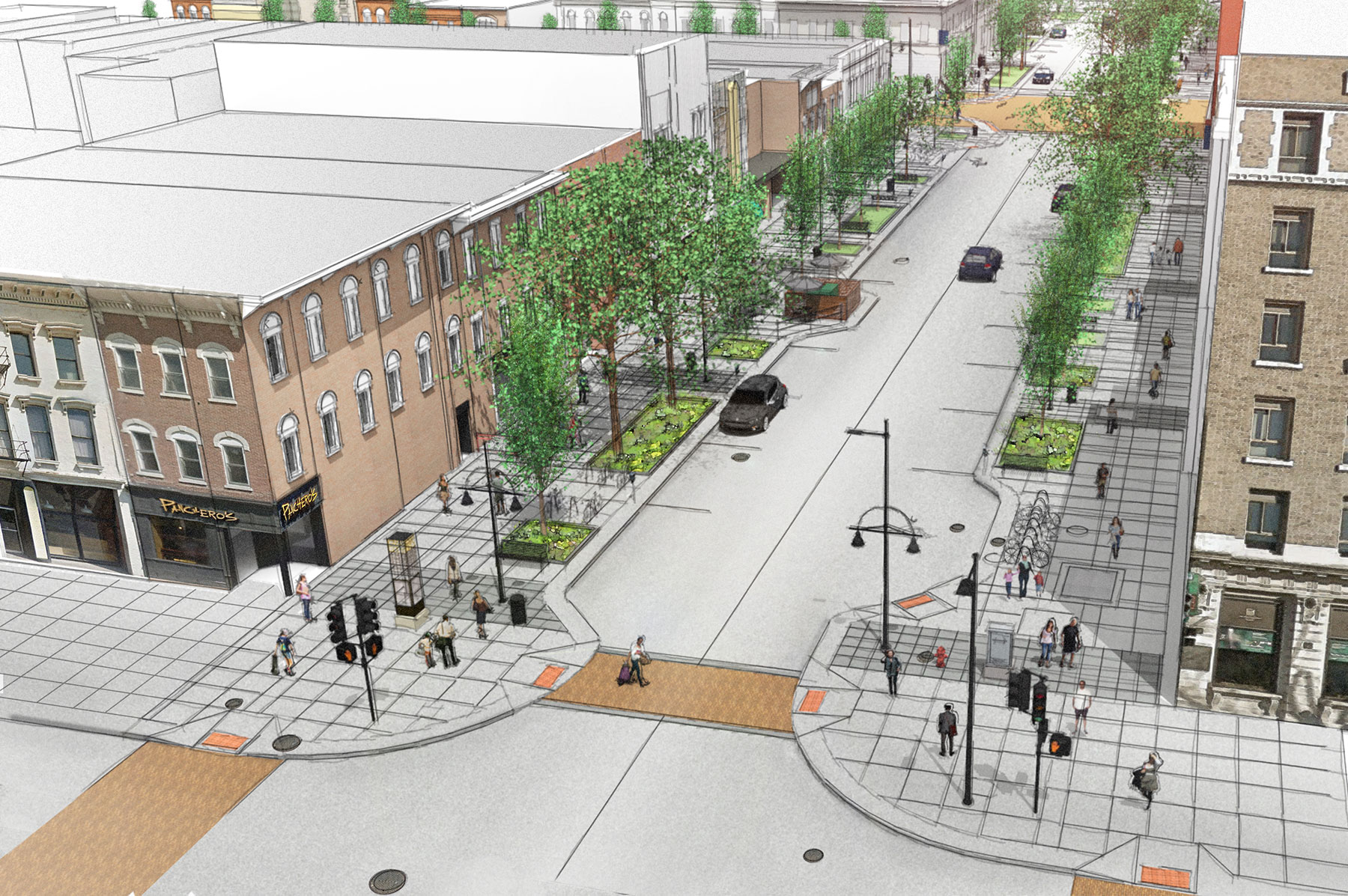 Genus Landscape Architects › IOWA CITY WASHINGTON STREETSCAPE