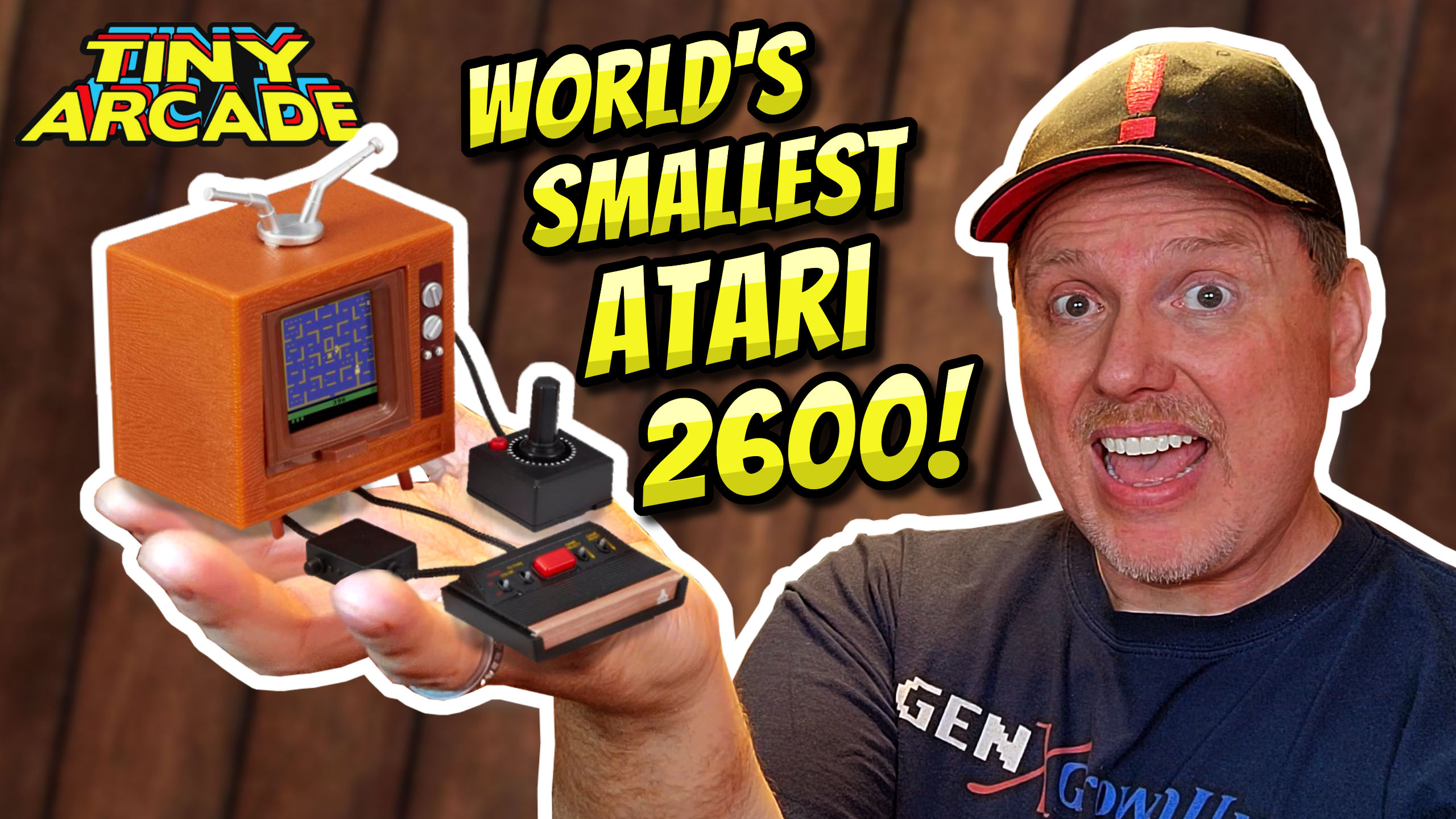 World’s Smallest PLAYABLE Atari 2600 Review! Super Impulse Tiny Arcade GenXGrownUp