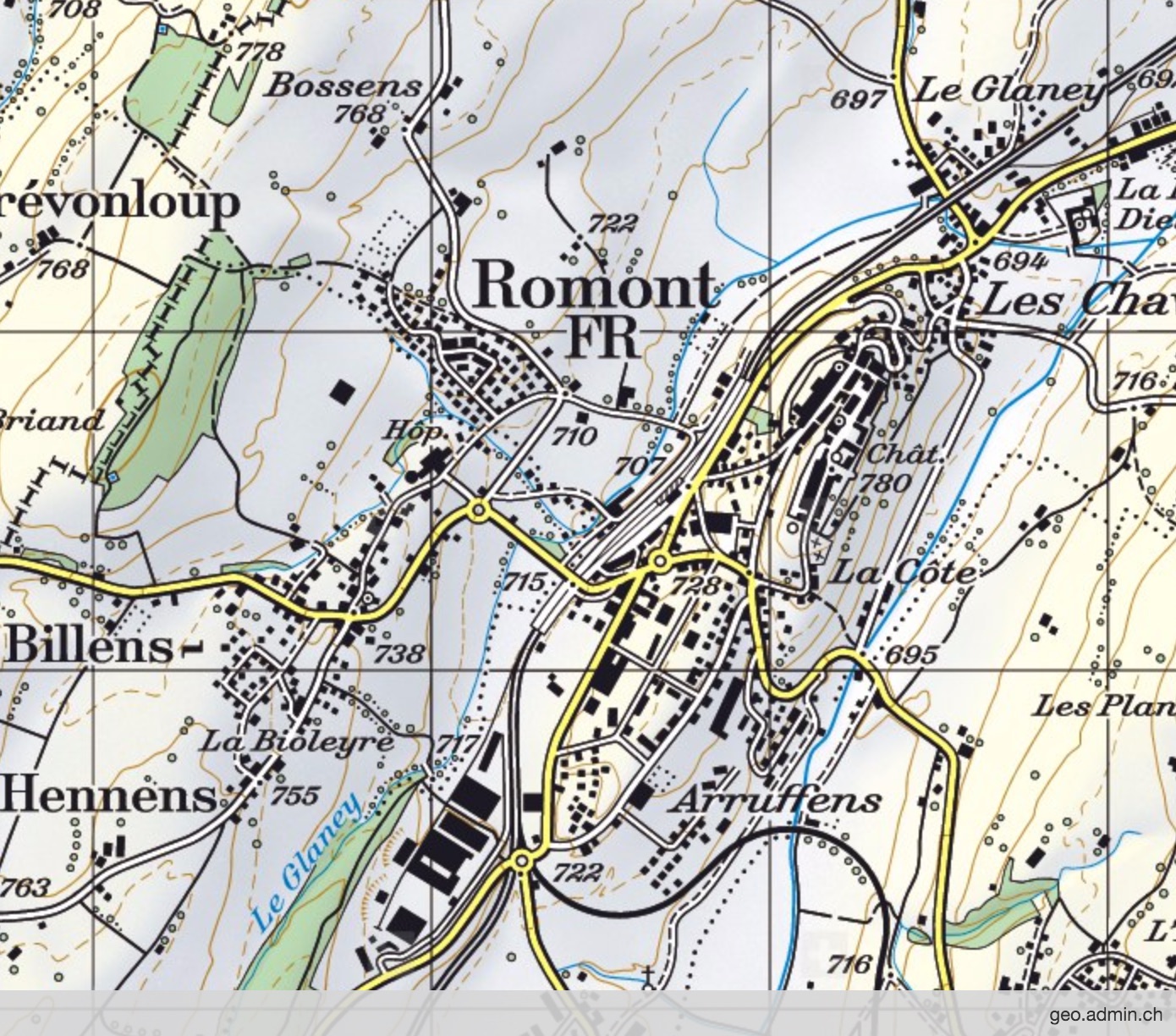 Romont Suisse Carte 454 Romont ⋆ geoblog.chgeoblog.ch