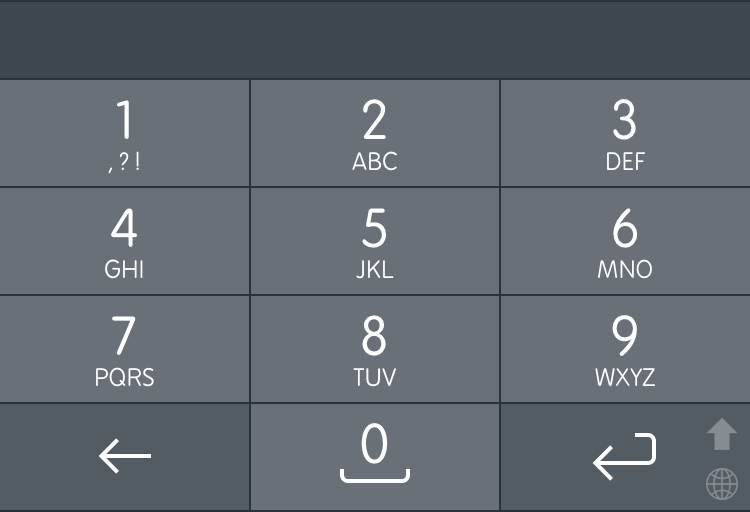 Vanity code / T9 woordenboek Geocachen.be