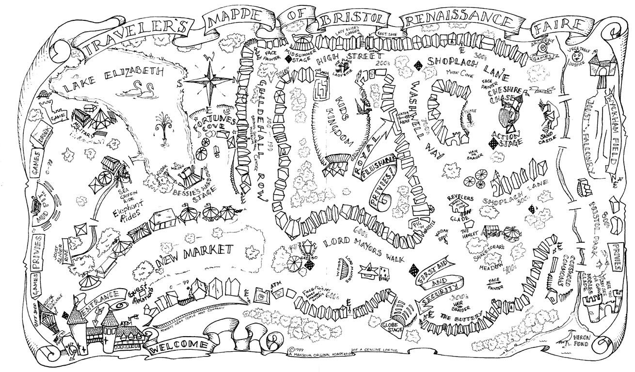 Bristol Renaissance Faire Map The Bristol Renaissance Faire