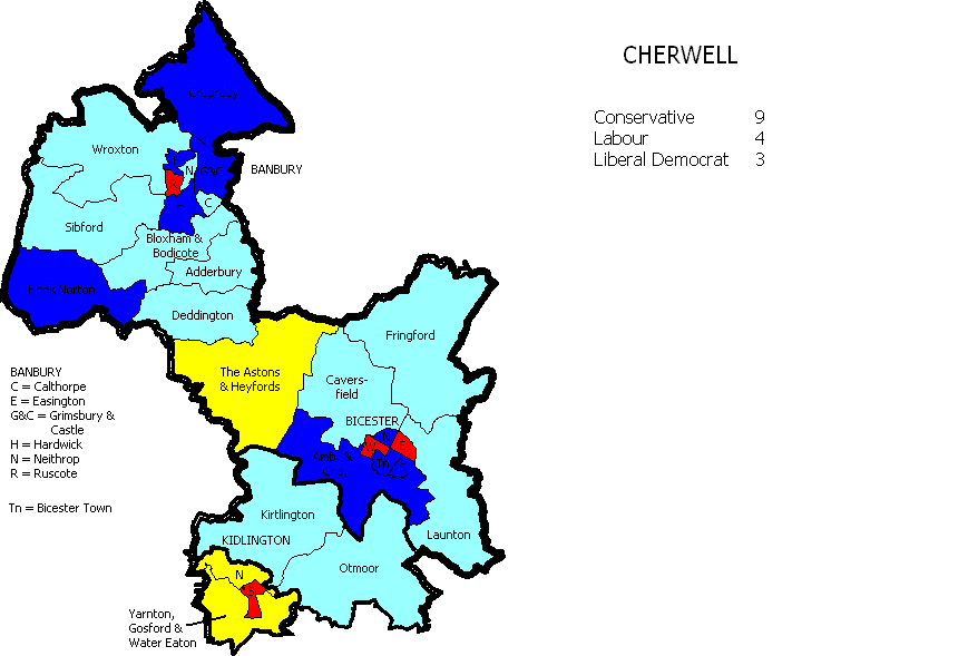 Cherwell District Council Election 2003
