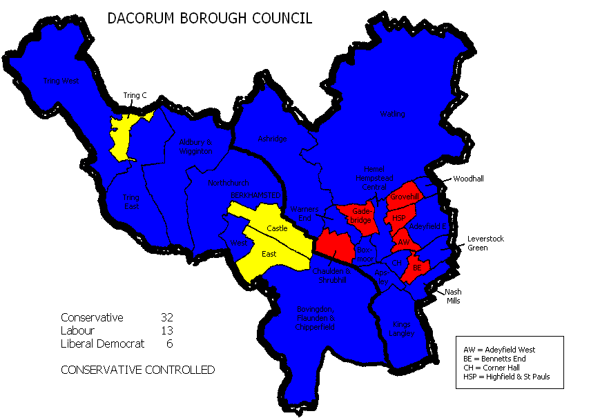 Dacorum Borough Council Election 2003