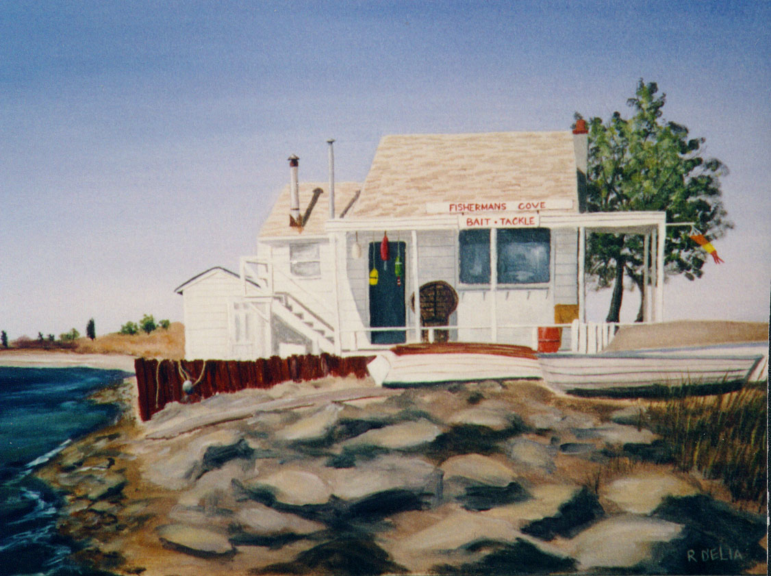 Fishermans Cove at Manasquan, NJ by Robert D'Elia